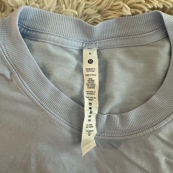 Lululemon Cropped All Yours Tee - Picture 2 of 2